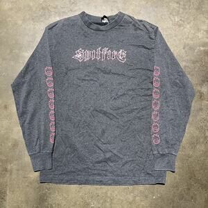 Vintage 90s Y2k Spitfire Grey Skater Long Sleeve T-Shirt